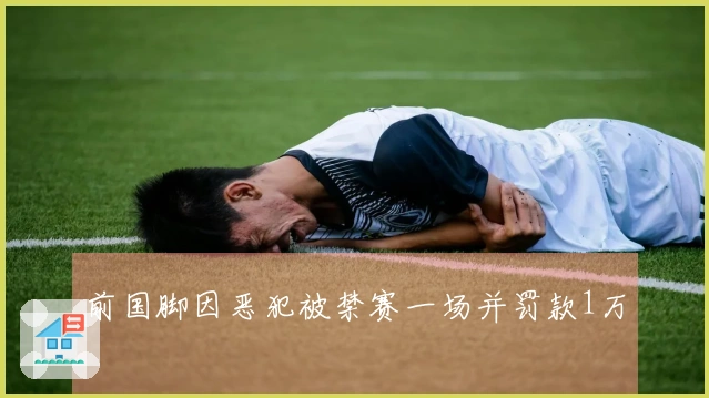 前国脚因恶犯被禁赛一场并罚款1万